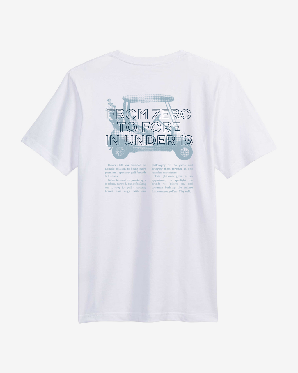 "Zero to Fore" Tee