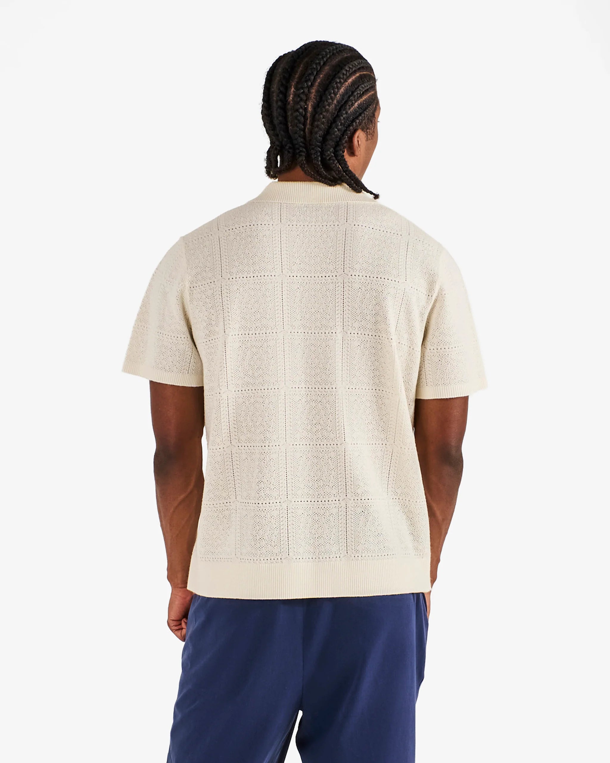 Resort Crochet Polo