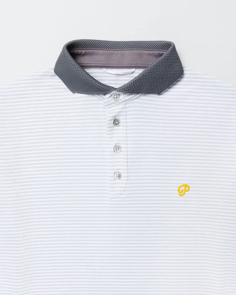 Public Athlete Striped Polo