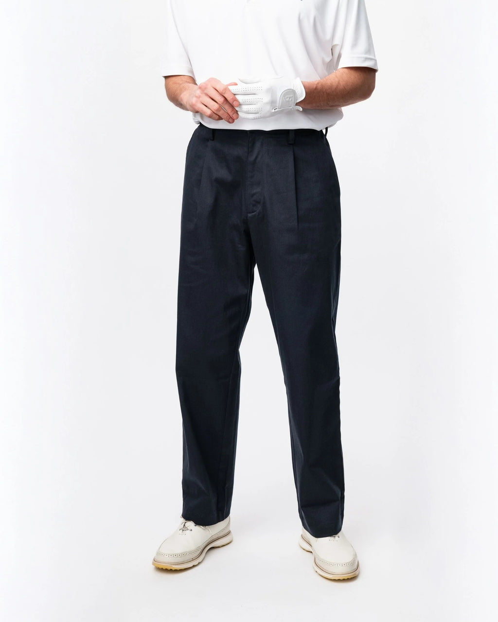 Pleated Twill Trouser