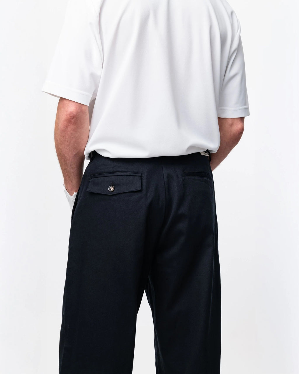 Pleated Twill Trouser